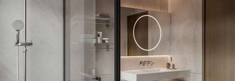 تصميم أبواب زجاجية للحمامات والدش في جدة: 0599808883